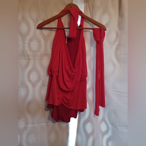 Red/Pink Lyric Dance Costume - Picture 3 of 4